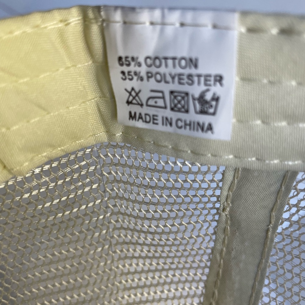 Women’s Ball Cap. Has Blue Flag Patch And Star Print. NWOT - Picture 4 of 5